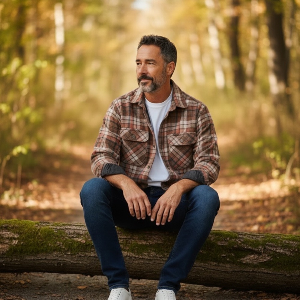 Wolverine Brown Plaid Shirt Jacket